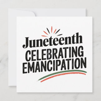 Juneteenth Celebrating Emancipation freedom design