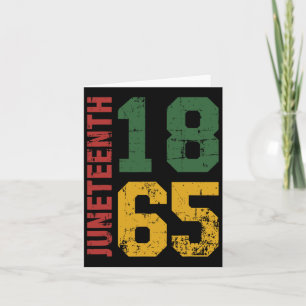 Juneteenth Celebrating Freedom In African History  Card