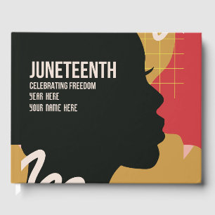 Juneteenth Celebrating Freedom Party Guest Book