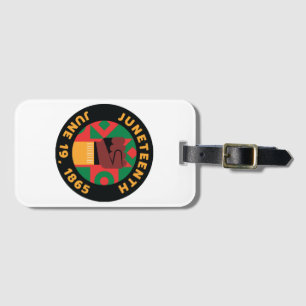 Juneteenth Celebration Commemorating Freedom and Luggage Tag
