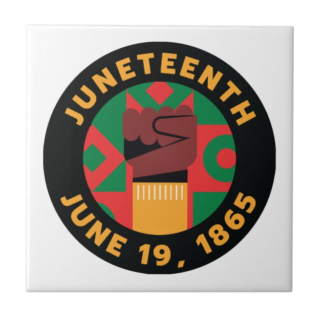 Juneteenth Celebration  Commemorating Freedom and  Tile (Front)