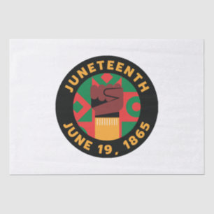 Juneteenth Celebration Commemorating Freedom and Tissue Paper