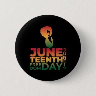 Juneteenth Day Celebrate - Juneteenth Freedom Day  6 Cm Round Badge