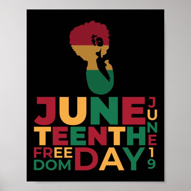 Juneteenth Day Celebrate - Juneteenth Freedom Day Poster (Front)