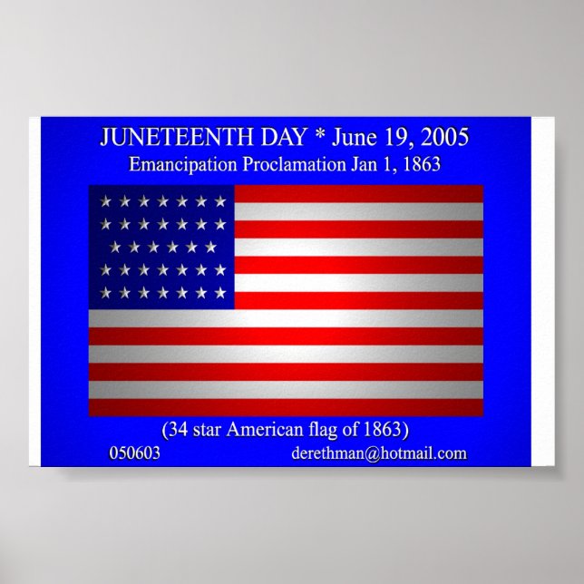 Juneteenth Day (print) Poster (Front)