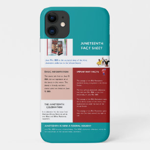 Juneteenth Fact Sheet Case-Mate iPhone Case