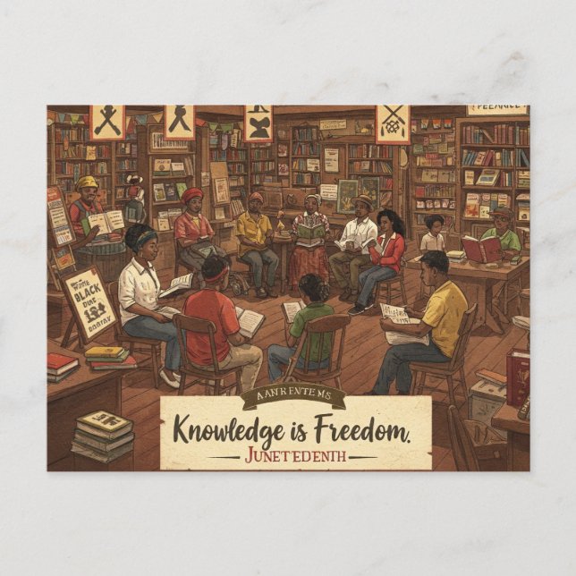 “Juneteenth Film Night – Stories That Matter.” Postcard (Front)