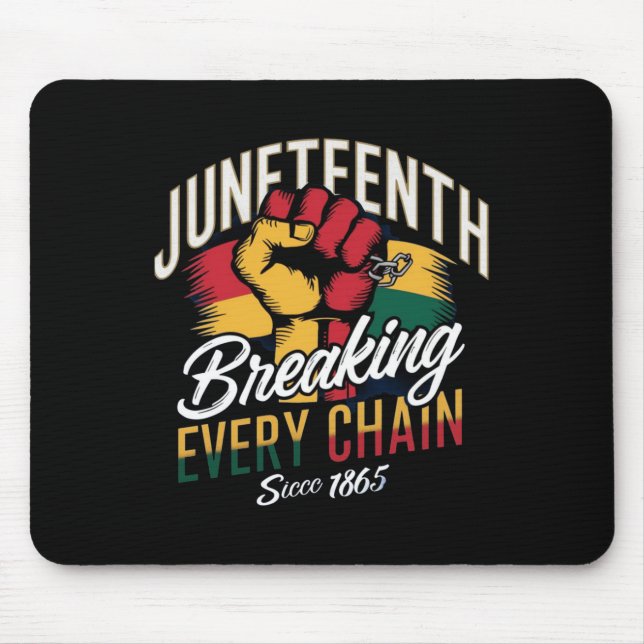 Juneteenth For African American Freedom 1865  Mouse Pad (Front)