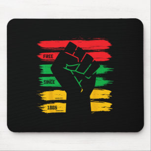 Juneteenth Free Since 1865 Black History Freedom F Mouse Pad