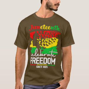 Juneteenth Freedom Butterfly Cool Black History Wo T-Shirt