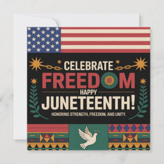 Juneteenth Freedom Card