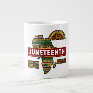 Juneteenth Freedom - Celebrating African American Large Coffee Mug