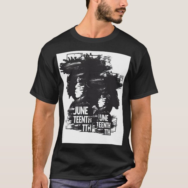 Juneteenth Freedom Celebration Design | African  T-Shirt (Front)