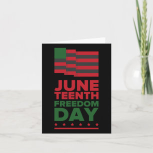 Juneteenth Freedom Day 1 Card