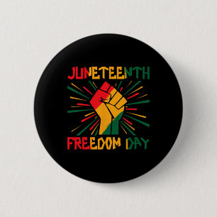 Juneteenth Freedom Day 6 Cm Round Badge