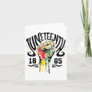 Juneteenth Freedom Day Afro African American June  Card