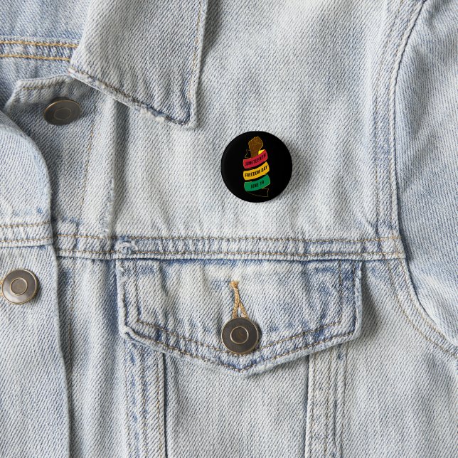 Juneteenth Freedom Day Black History  3 Cm Round Badge (In Situ)