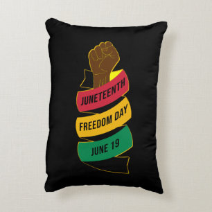 Juneteenth Freedom Day Black History Decorative Cushion