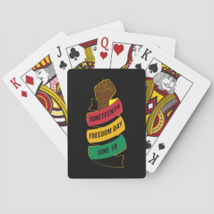 Juneteenth Freedom Day Black History Playing Cards
