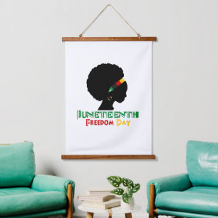 Juneteenth Freedom day Celebration Hanging Tapestry