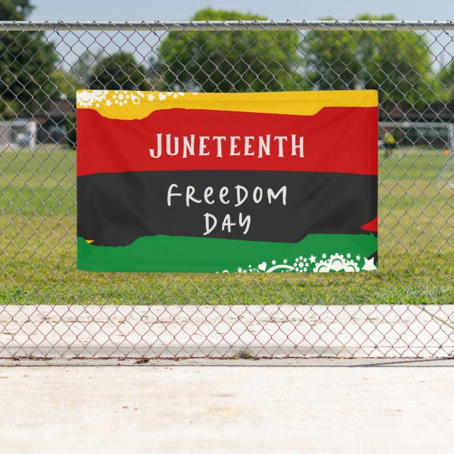 Juneteenth Freedom Day City Celebration 3' x 5' Banner (Insitu)