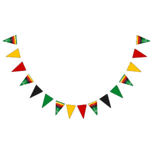 Juneteenth Freedom Day City Celebration Party Bunting