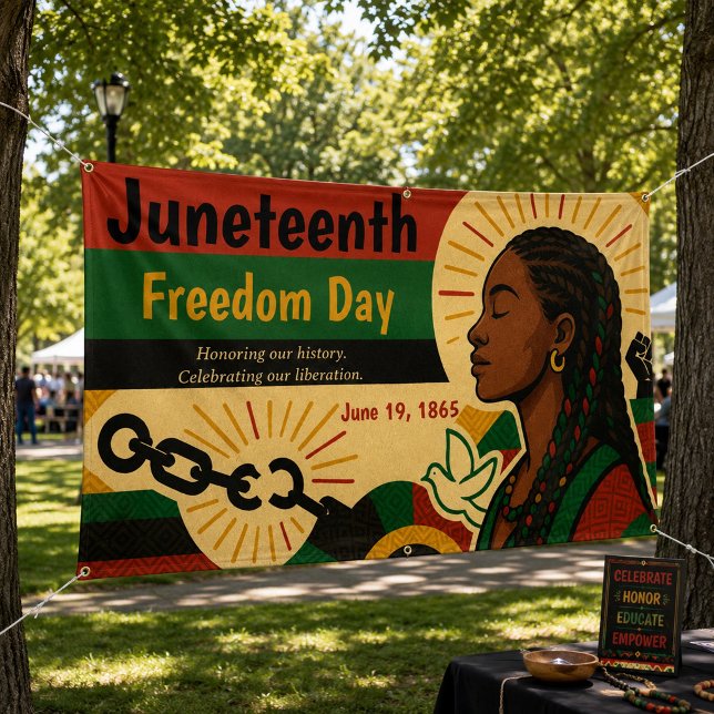 Juneteenth Freedom Day Emancipation Celebration Banner (Creator Uploaded)