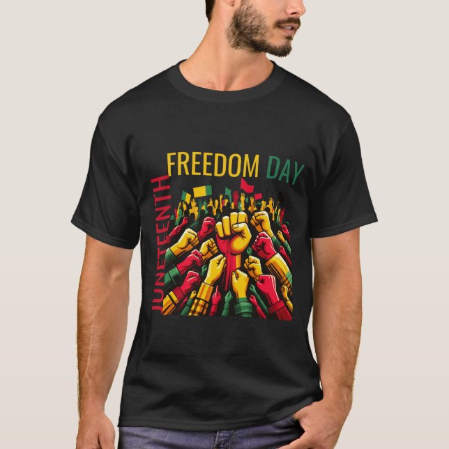 Juneteenth Freedom Day  T-Shirt (Front)