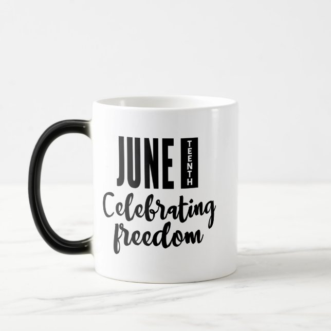 Juneteenth Freedom - Honor History Magic Mug (Left)