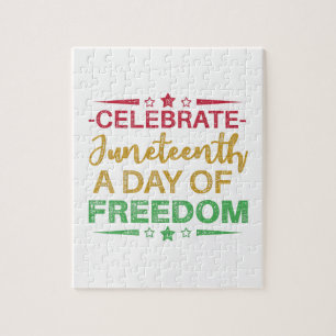 Juneteenth, Freedom of African American. Jigsaw Puzzle