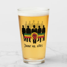 Juneteenth Glass