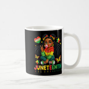 Juneteenth Happy Coquette Birthday 1865 Girls Kids Coffee Mug