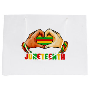 Juneteenth Heart Large Gift Bag