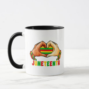 Juneteenth Heart  Mug