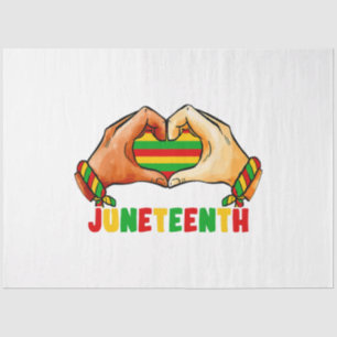 Juneteenth Heart Tissue Paper