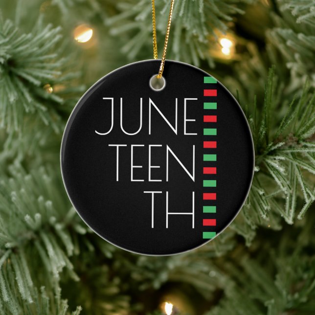 Juneteenth Holiday Ceramic Tree Decoration (Tree)