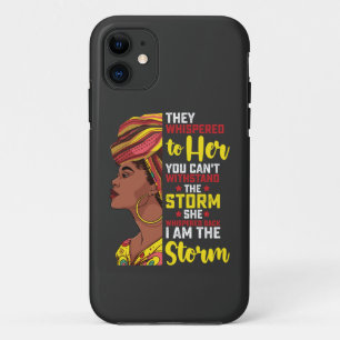 Juneteenth I Am The Storm Melanin Black Girl Case-Mate iPhone Case