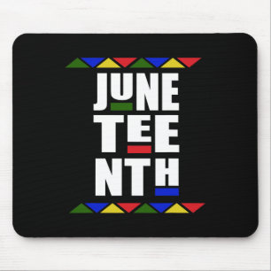 Juneteenth Independence Day Retro Celebration Mouse Pad