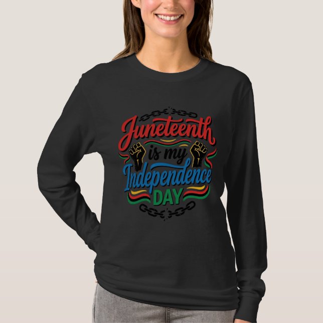 Juneteenth Independence Day Vintage Shirt Design_1 (Front)