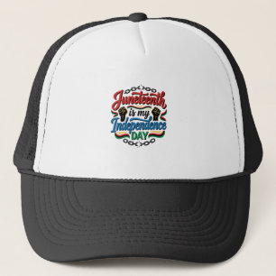 Juneteenth Independence Day Vintage Shirt Design_1 Trucker Hat