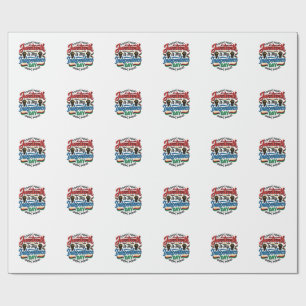 Juneteenth Independence Day Vintage Shirt Design_1 Wrapping Paper