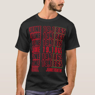 Juneteenth Inspired Juneteenth Quote Related Black T-Shirt