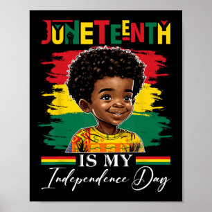 Juneteenth Is My Independence Day 1865 Afro Americ Poster