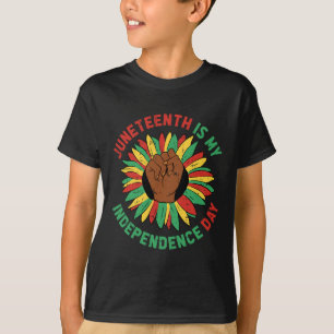 Juneteenth Is My Independence Day Black History Af T-Shirt