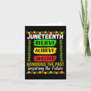 Juneteenth Is My Independence Day Black Pride  Card