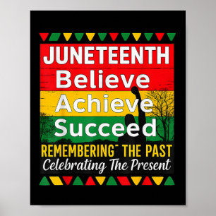 Juneteenth Is My Independence Day Black Pride Free Poster