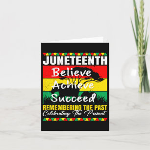 Juneteenth Is My Independence Day Black Pride Mela Card