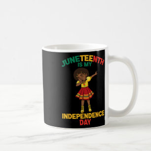 Juneteenth Is My Independence Day Kids Coffee Mug