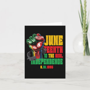 Juneteenth Is The Real Independence Day 1865 Pride Card