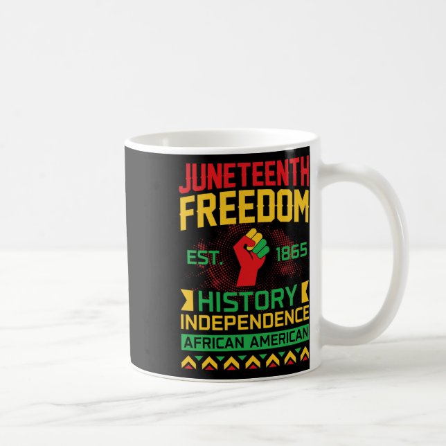 Juneteenth Is The Real Independence Day Freedom 18 Coffee Mug (Right)